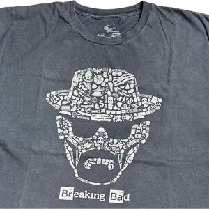 Breaking Bad Walter White Graphic T Shirt 2XL Black TV Show Tee Mens Rare 2015
